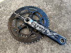 Rotor 3D+ Double Crankset 36/52T BB30 175mm Black Road Bike