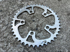 Real 94 BCD 42T 5 Bolt Big Vintage MTB Mountain Bike Silver Chainring