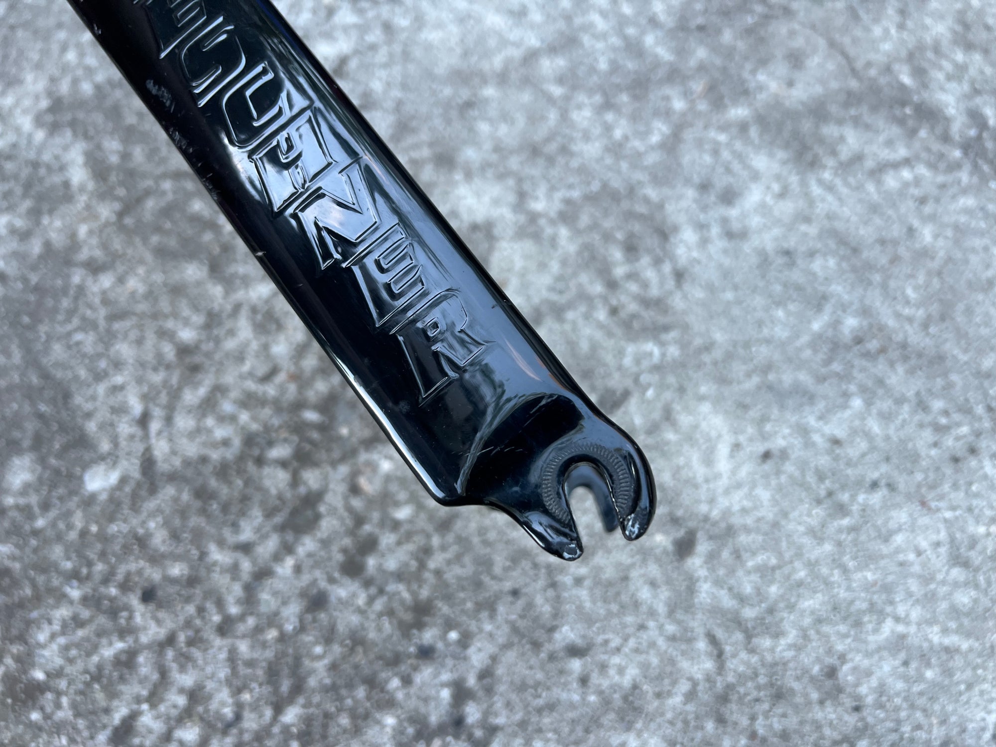 Giant Teschner 1” Threadless 6” Steerer Carbon Fork Orange Black Vintage Road Bike