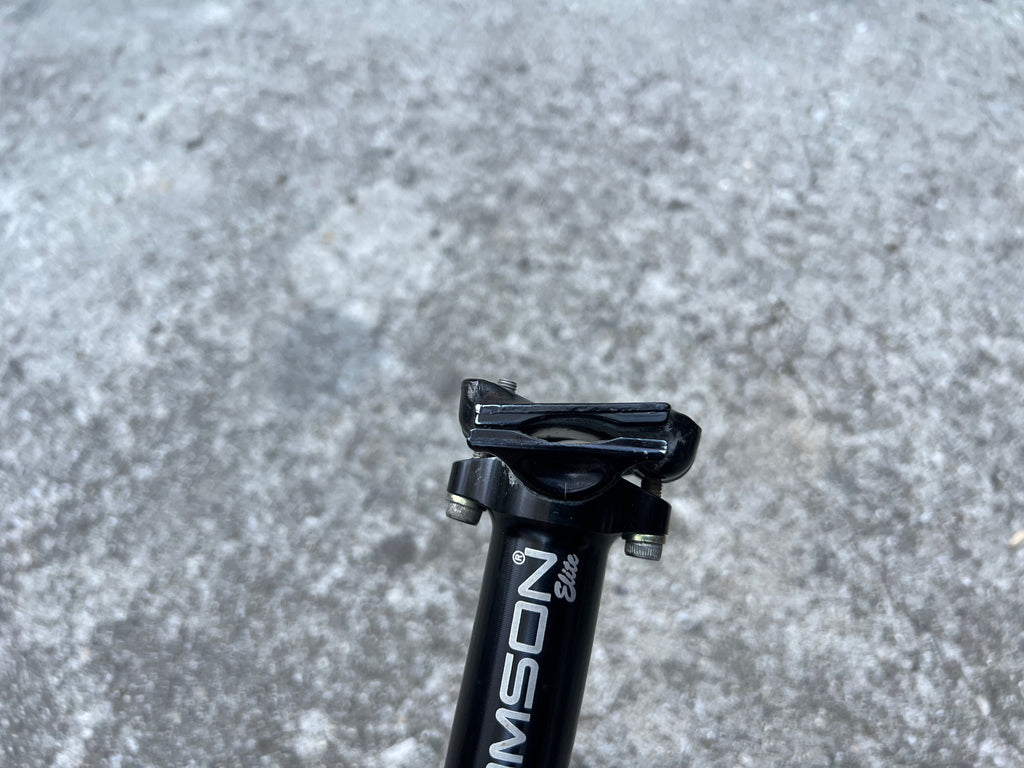 Thomson Elite 27.2x330mm Setback Seatpost SP-E101 MTB Gravel Road Bike Black