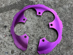NOS Girvin Rock Ring 110 BCD 5 Bolt Purple Anodized Vintage MTB Mountain Bike