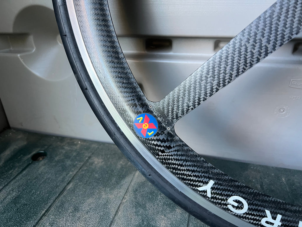 Spinergy REV X 700c Carbon 4 Spoke 8 Speed Clincher Vintage Road Rear Wheel