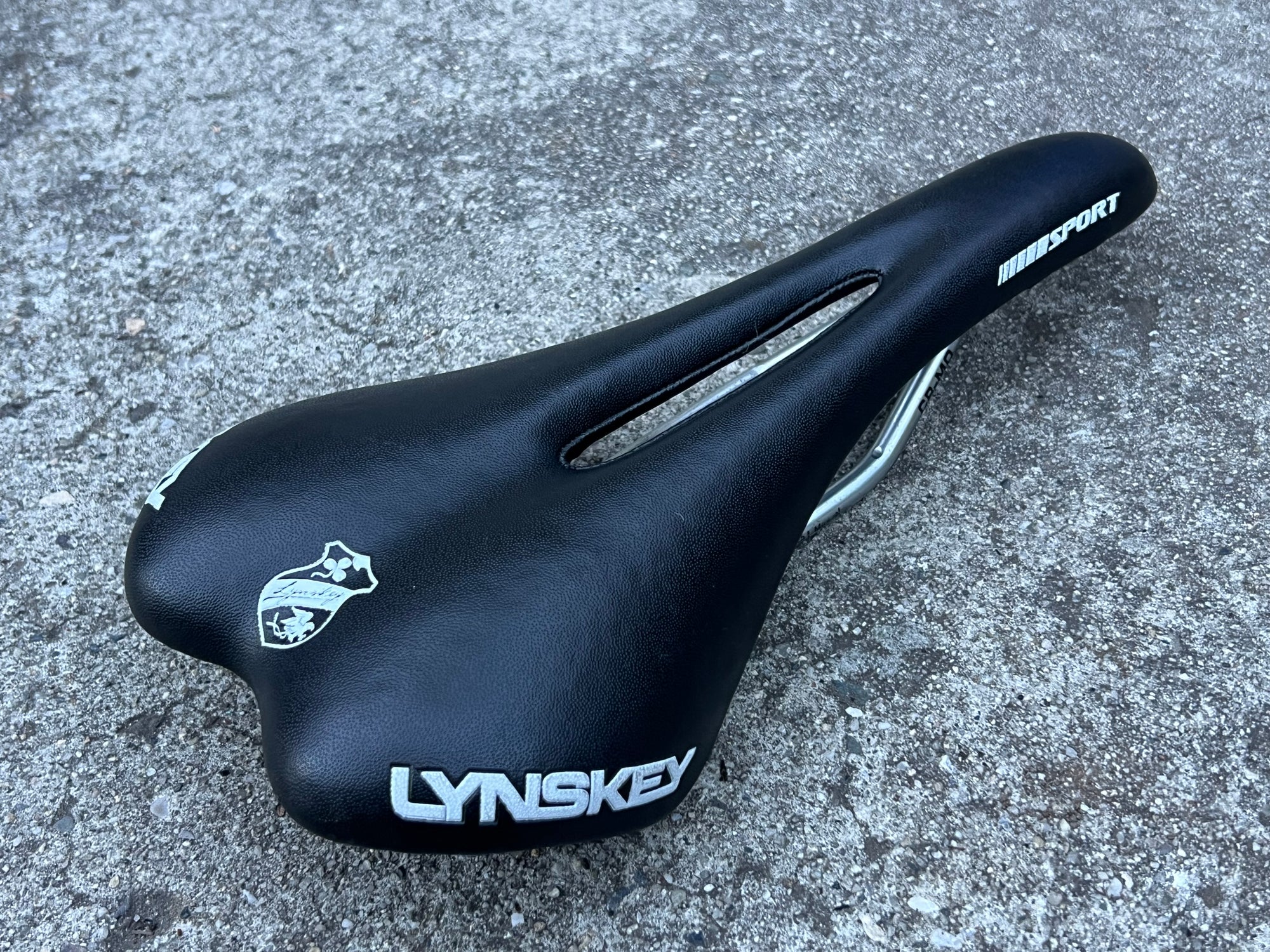 Lynskey Sport Saddle Road Bike Racing Cycling Black Cr-Mo Rails 270x125mm