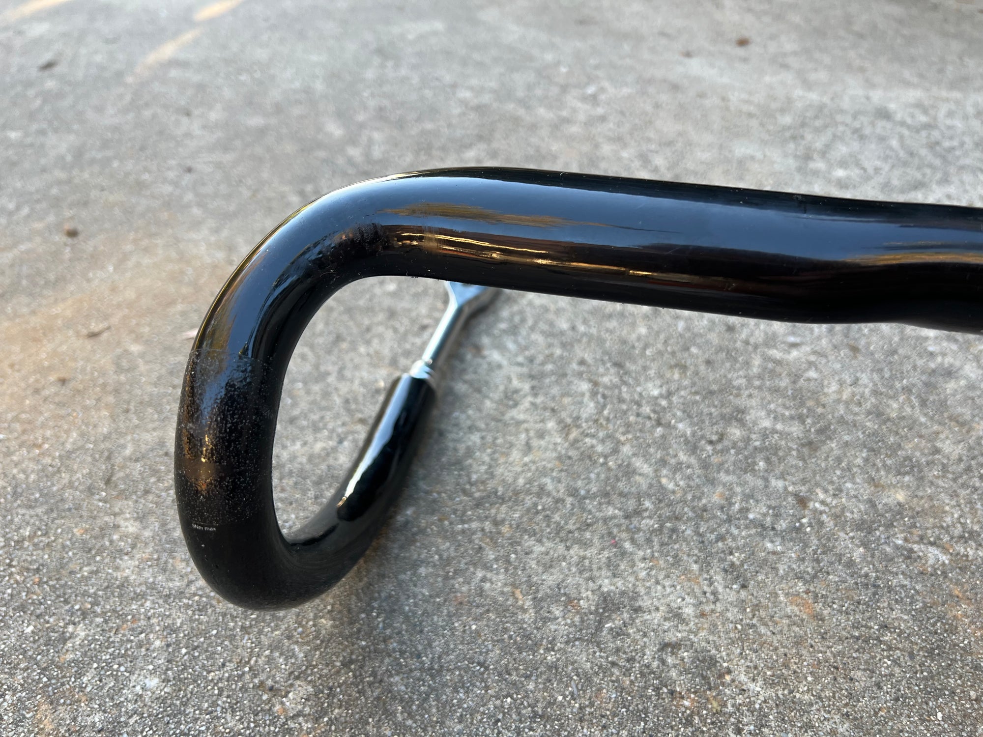 Used Thomson 31.8x440mm Carbon Drop Bars Black Road Bike 196g-Bicycle Bin