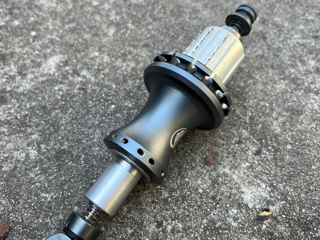 IRD Interloc 28H 135mm Gray 8/9/10 Speed Straight Pull Rear Hub