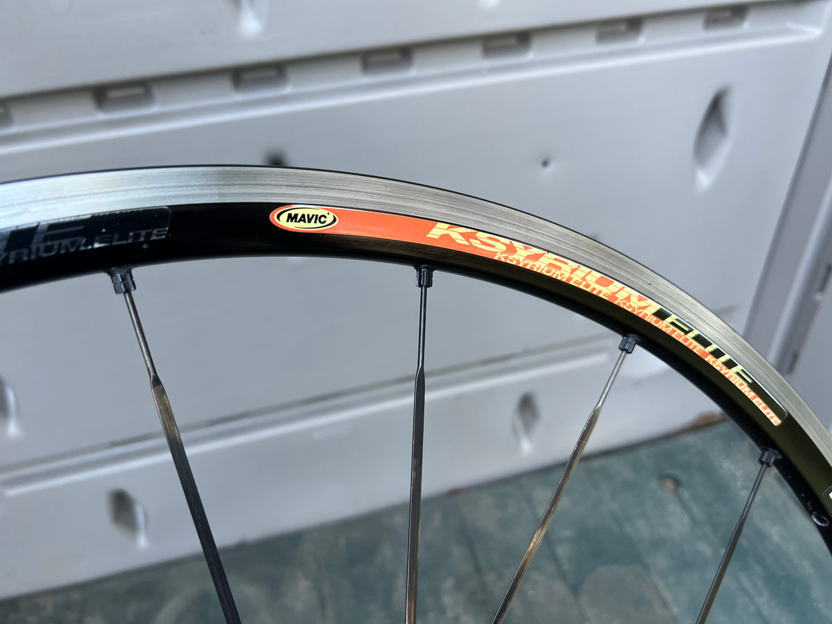 Mavic Ksyrium Elite 700c Clincher 8/9/10/11 Speed Shimano Black Road Wheelset Wheels