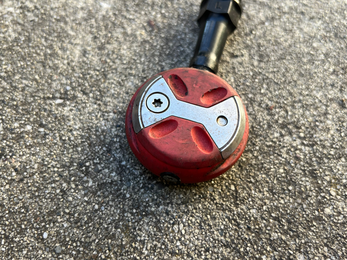 Speedplay Light Action Left Non Drive Side Orphan Red Pedal Clipless Road