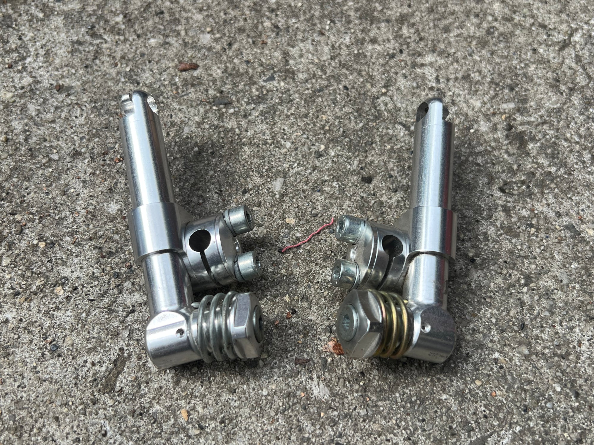 Avid Tri Align II 2 Cantilever Silver Vintage MTB Brakes Brake Arms