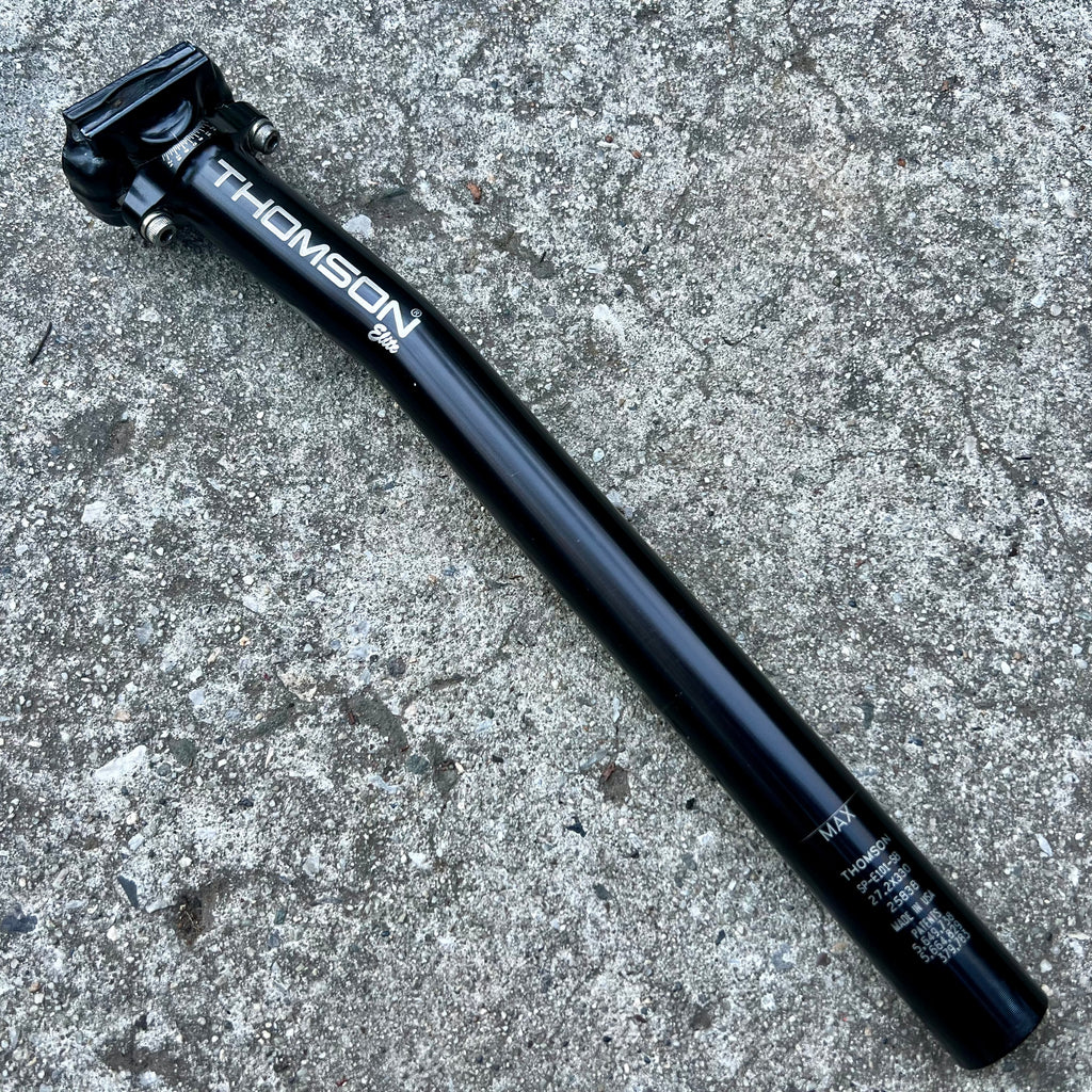 Thomson Elite 27.2x330mm Setback Seatpost SP-E101 MTB Gravel Road Bike Black