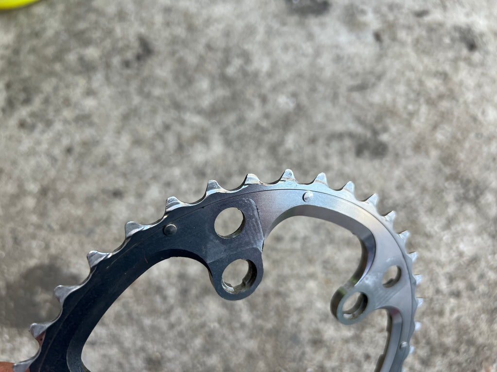 Shimano Dura Ace 7703 39T 130/92 BCD Triple Middle Chainring WORN READ DESC