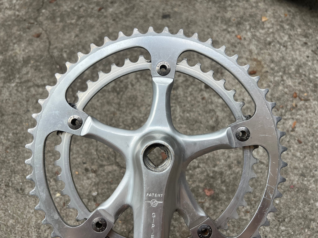 Gipiemme CR Sprint 170mm 42/52T 144 BCD Short Road Silver Double Crankset