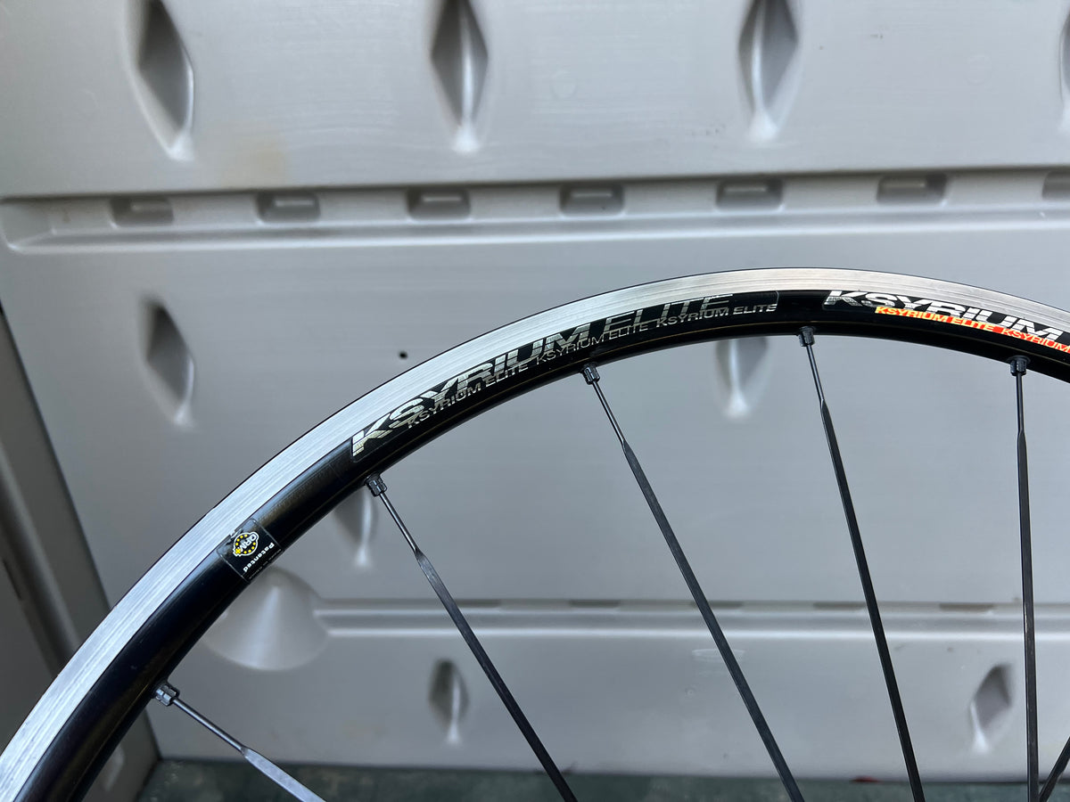 Mavic Ksyrium Elite 700c Clincher 8/9/10/11 Speed Shimano Black Road Wheelset Wheels
