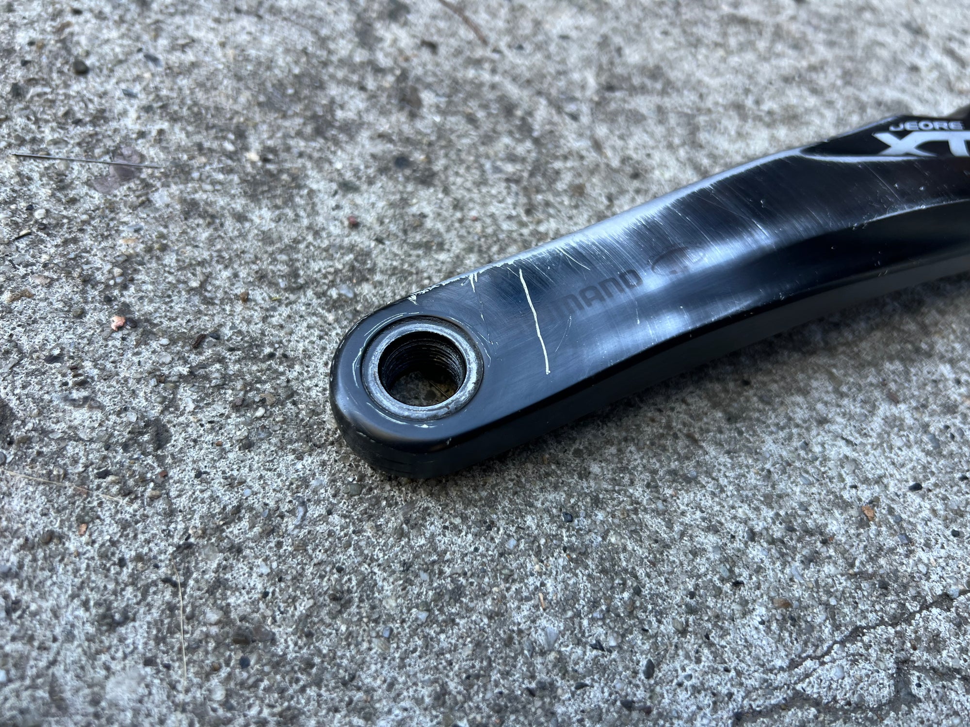Shimano Deore XT FC-M780 M782 M785 T780 T781 175mm Non Drive Side Black Crank Arm
