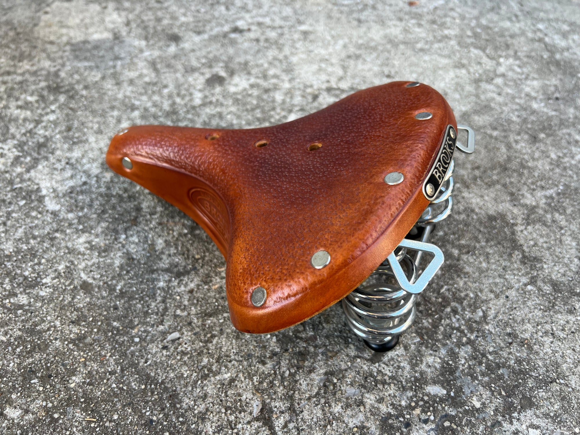 NEW Brooks B67S Leather Saddle Cruiser Comfort England Brown Vintage Retro