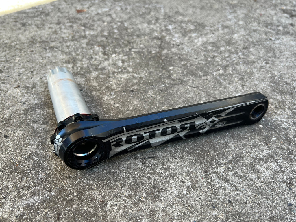 Rotor 3D+ Double Crankset 36/52T BB30 175mm Black Road Bike