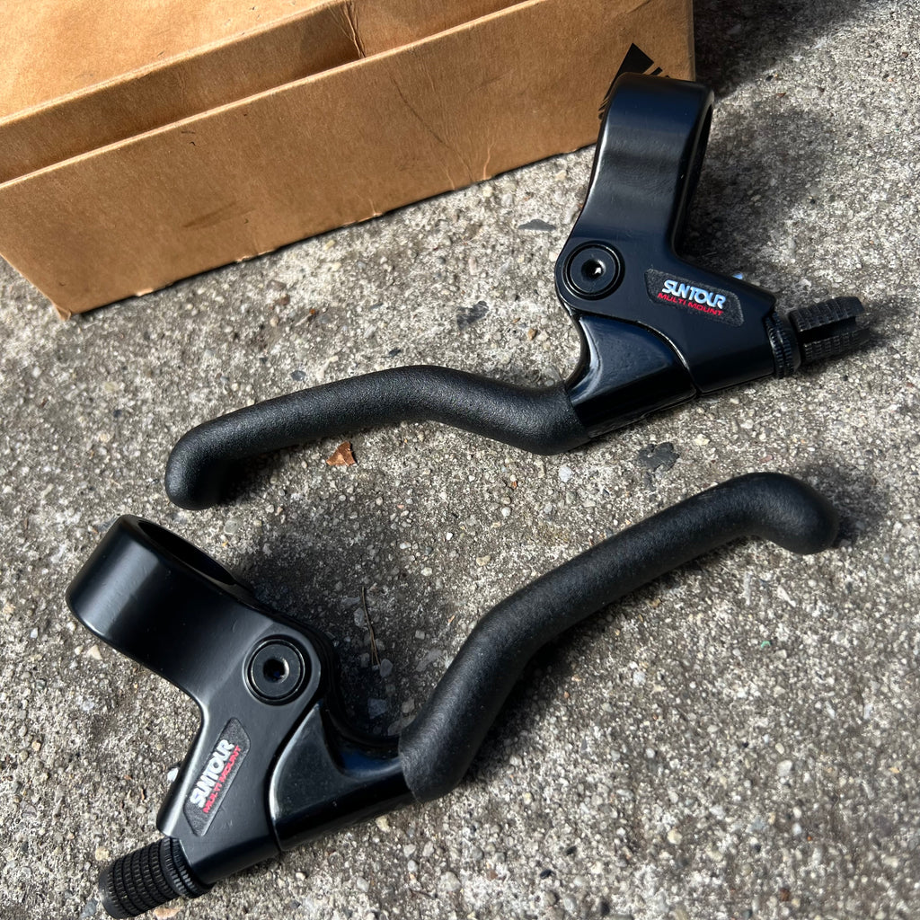 NOS Suntour XC PRO Comp Cantilever MTB Black Brake Levers