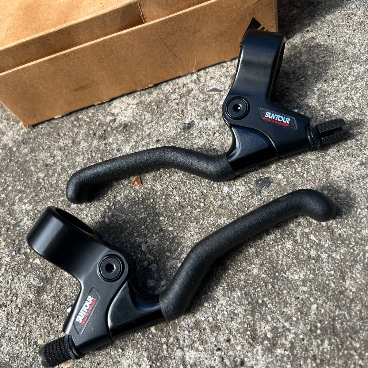 NOS Suntour XC PRO Comp Cantilever MTB Black Brake Levers