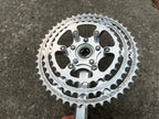 Sugino Super Maxy Triple Touring 180mm 32-40-48T Square Taper 6 Bolt Crankset