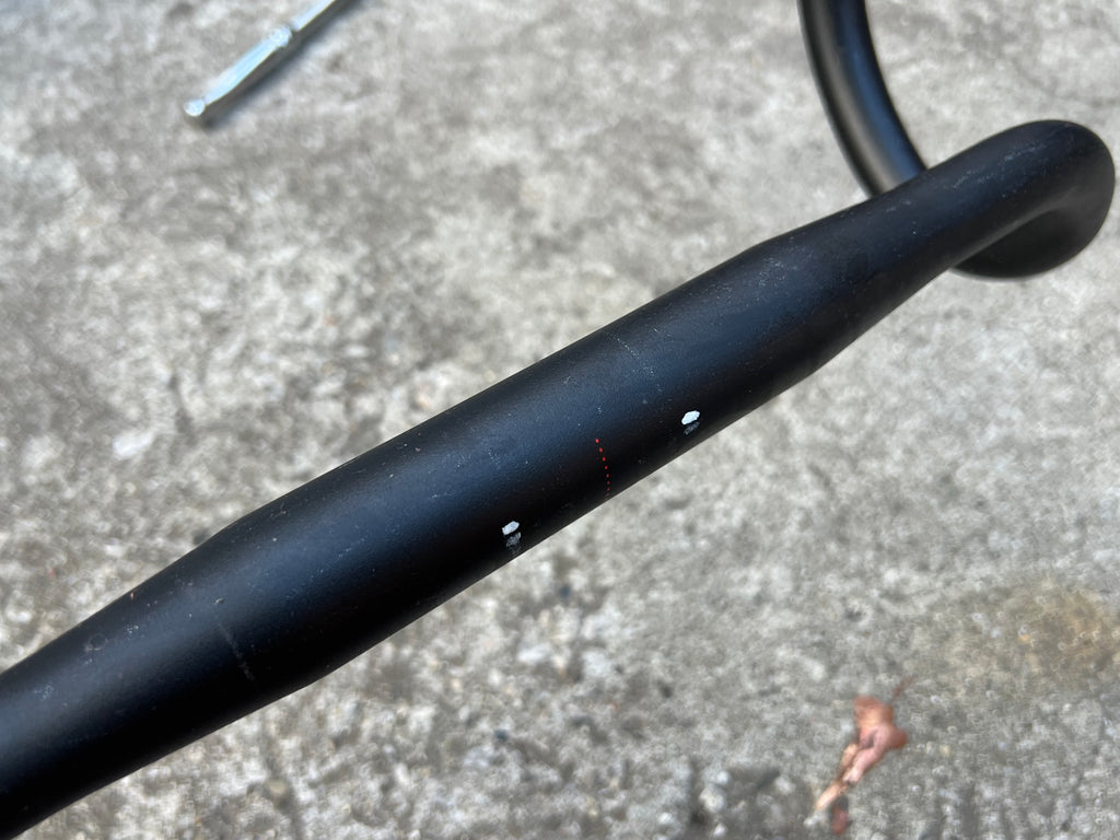 Cinelli Dinamo 31.8x420mm 42cm Aluminum Road Black Red Drop Bars