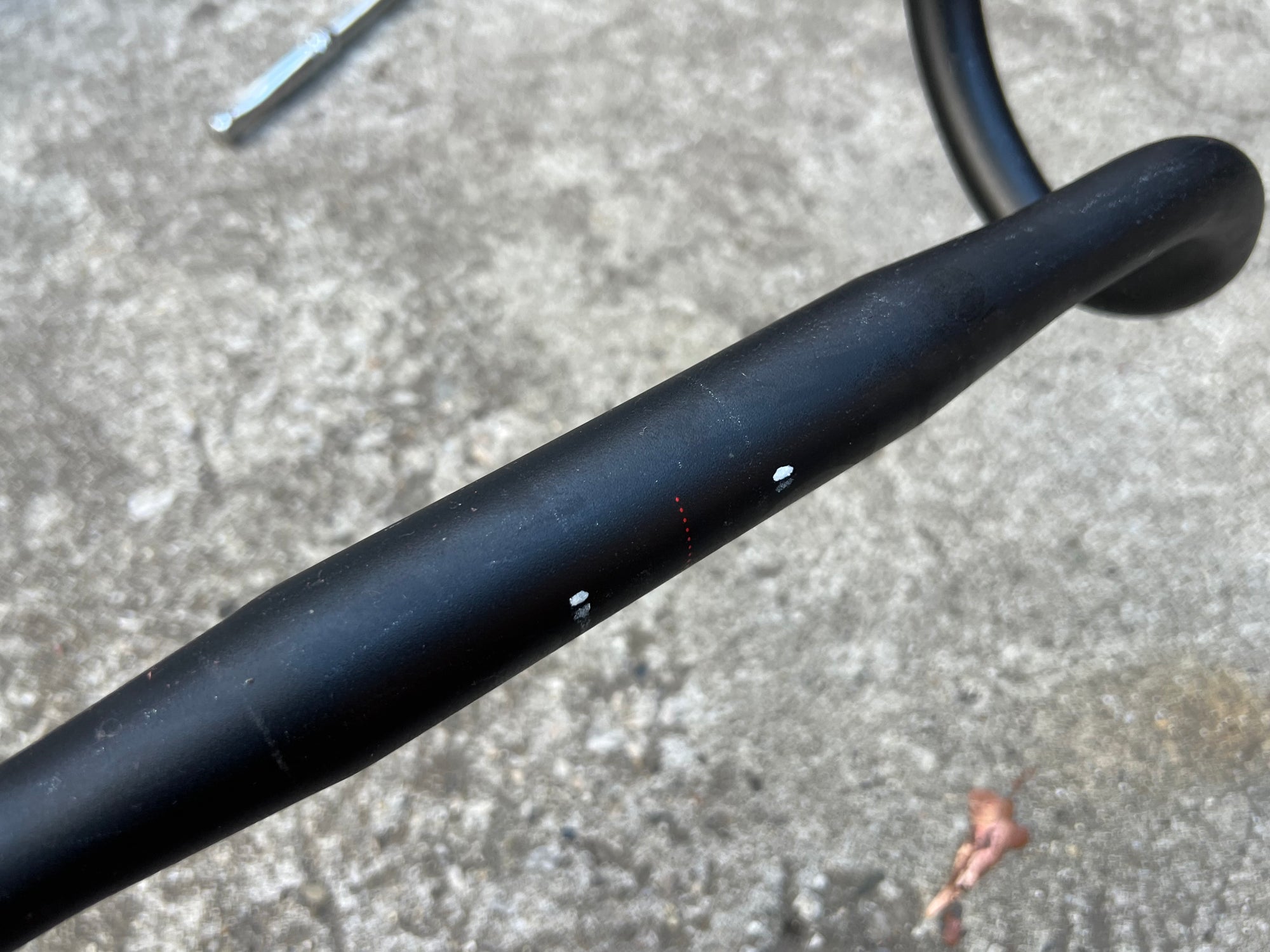 Cinelli Dinamo 31.8x420mm 42cm Aluminum Road Black Red Drop Bars