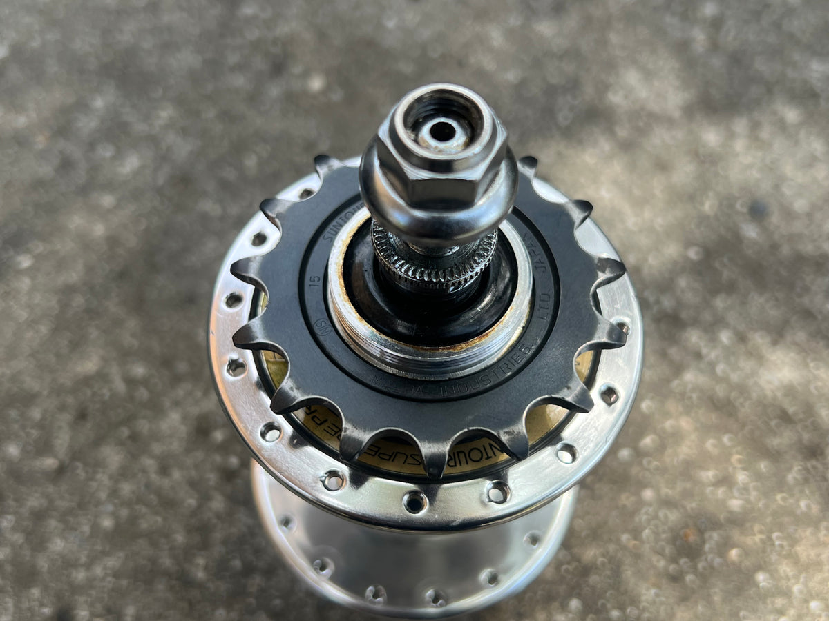 Suntour Superbe Pro Custom Track Hubset 32H 100/120mm Hubs Vintage