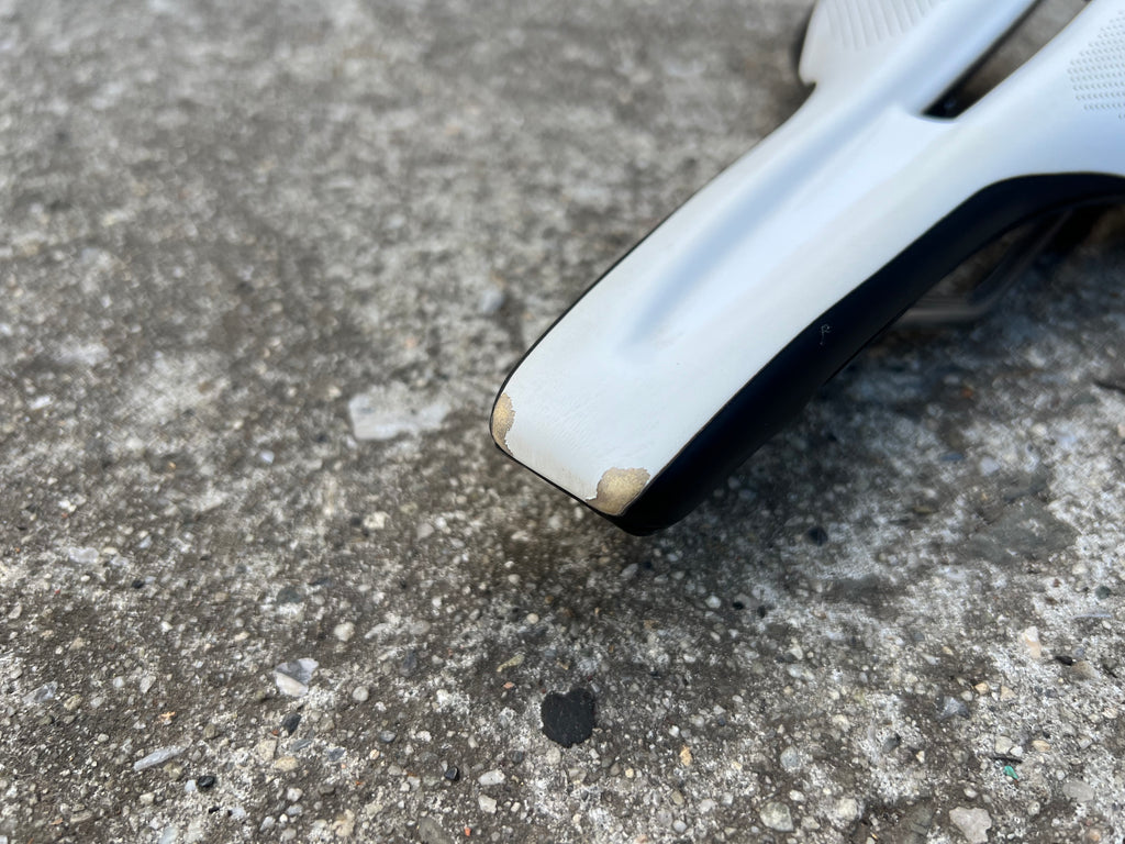 Specialized Phenom Titanium White Saddle 143mm Wide Road Gravel Body Geometry