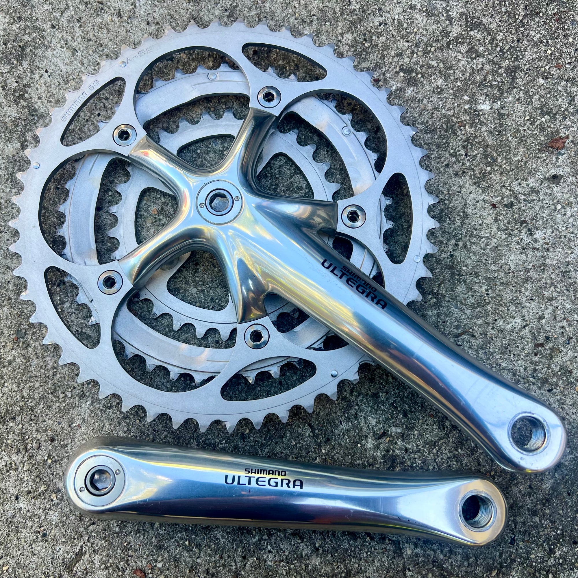 MINT Shimano Ultegra FC-6503 170mm 30-42-52 Triple Road 9 Speed Crankset Octalink