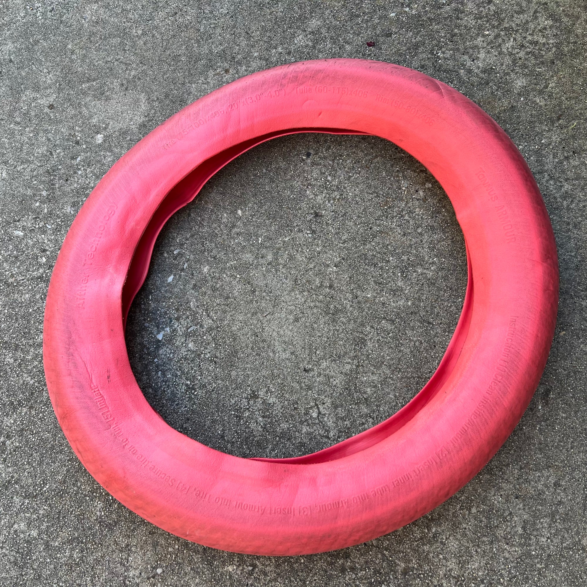 Tannus Armour Tire Insert 20x3.0-4.0 Fat Bike Thorn Flat Protection