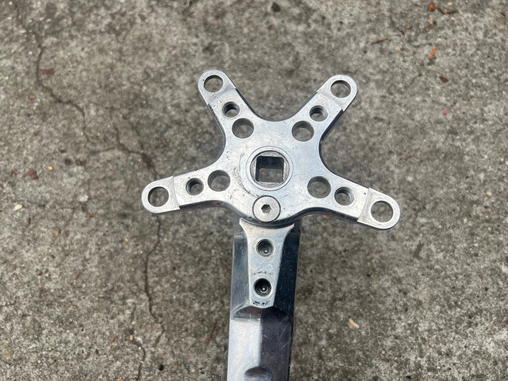 Samson 175mm 110/74 BCD Drive Side Crank Arm Vintage MTB Silver 5 Bolt