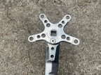 Samson 175mm 110/74 BCD Drive Side Crank Arm Vintage MTB Silver 5 Bolt