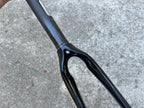 NOS Forte Axis 700c Carbon Fork 1” Steerer 12” Long Black Gold Road Bike