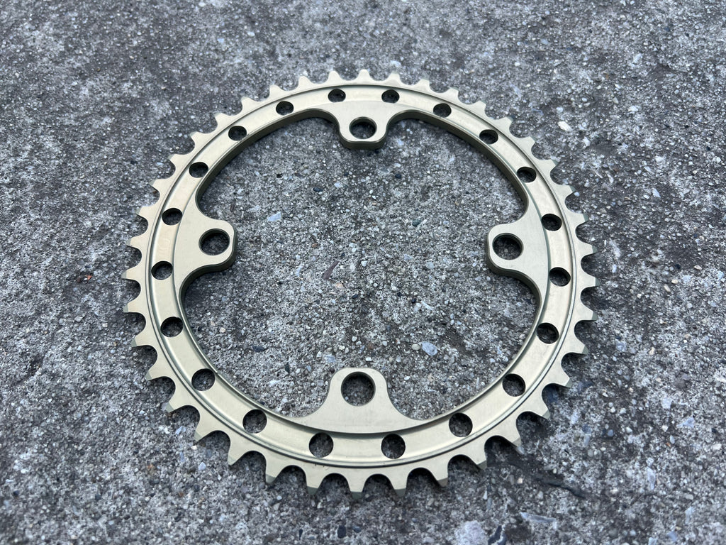 NOS Renthal MCR100 104 BCD 40T Gold Bronze 4 Bolt Downhill Chainring