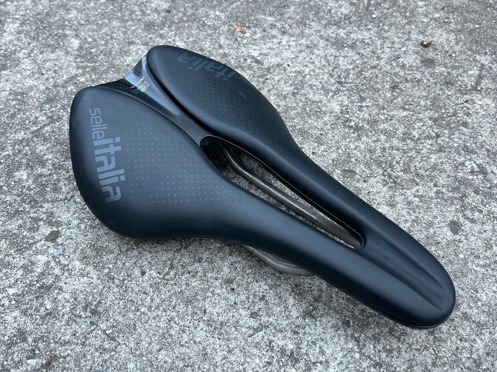 Selle Italia Novus EVO Boost Saddle 145x245mm Wide Carbon Titanium idmatch L3