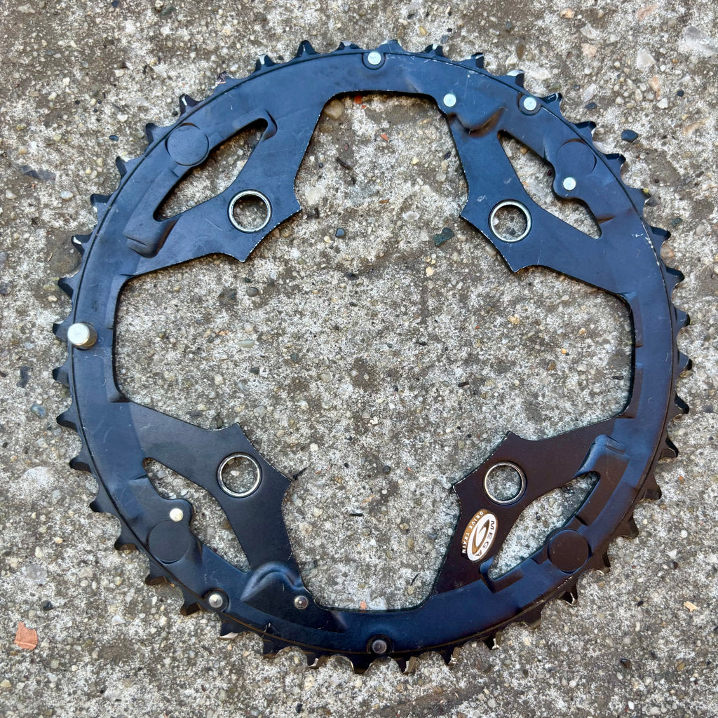 Shimano Deore 104 BCD 44T 4 Bolt Mega 9 Speed Big Mountain Bike Triple Chainring
