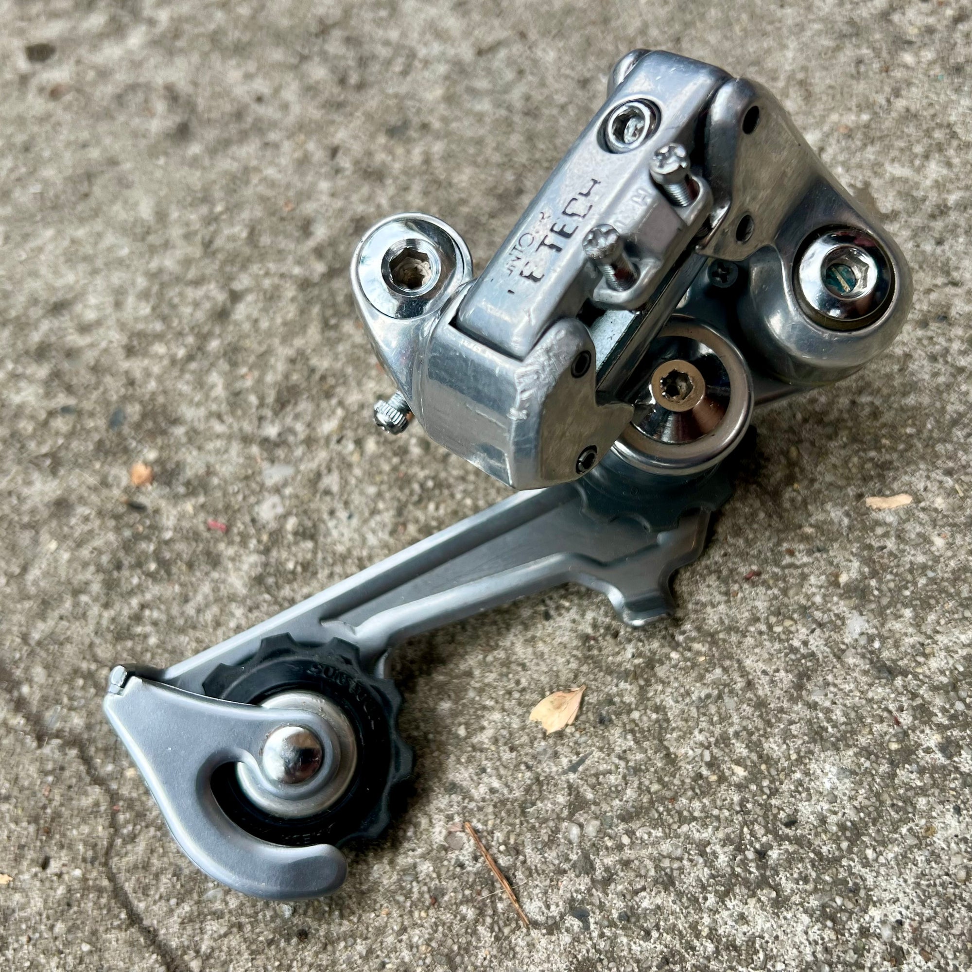 REBUILT Suntour Le Tech 5/6 Speed Long Cage Vintage MTB Rear Derailleur