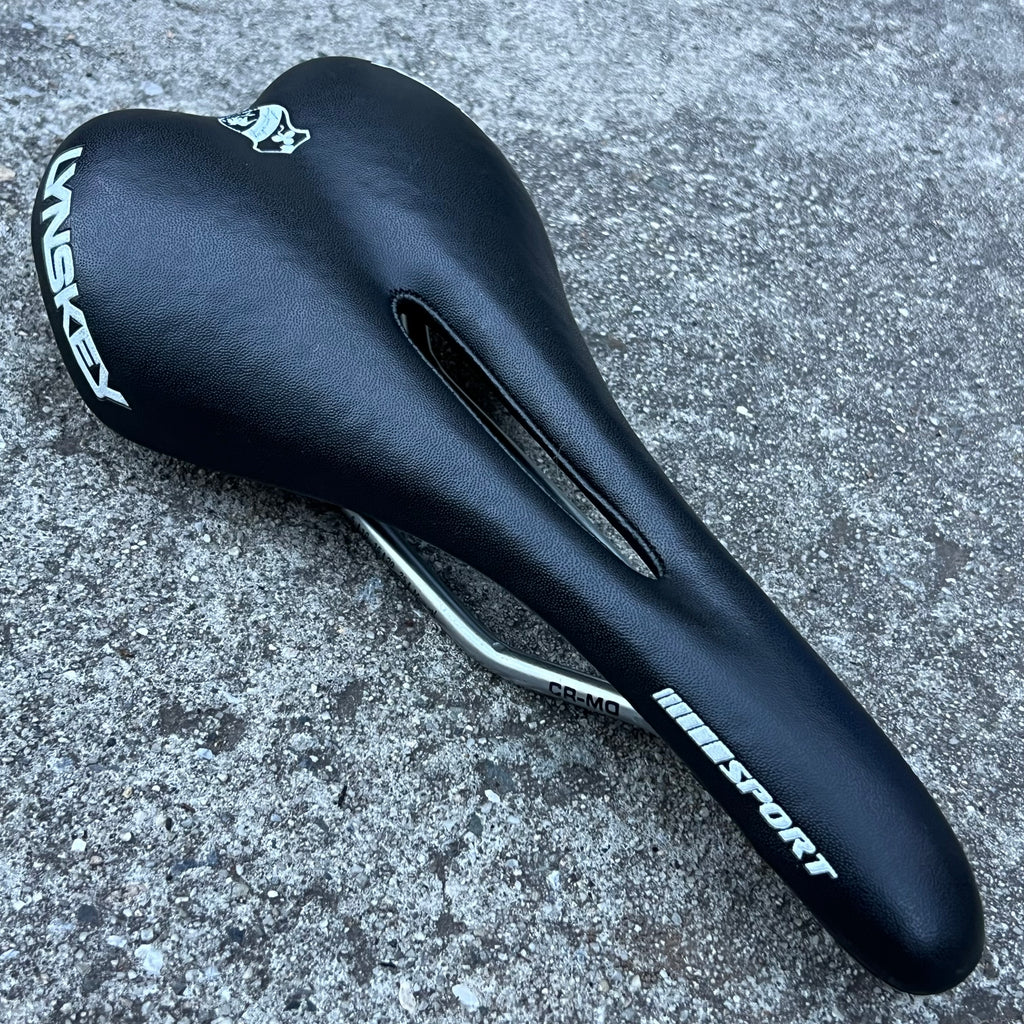 Lynskey Sport Saddle Road Bike Racing Cycling Black Cr-Mo Rails 270x125mm