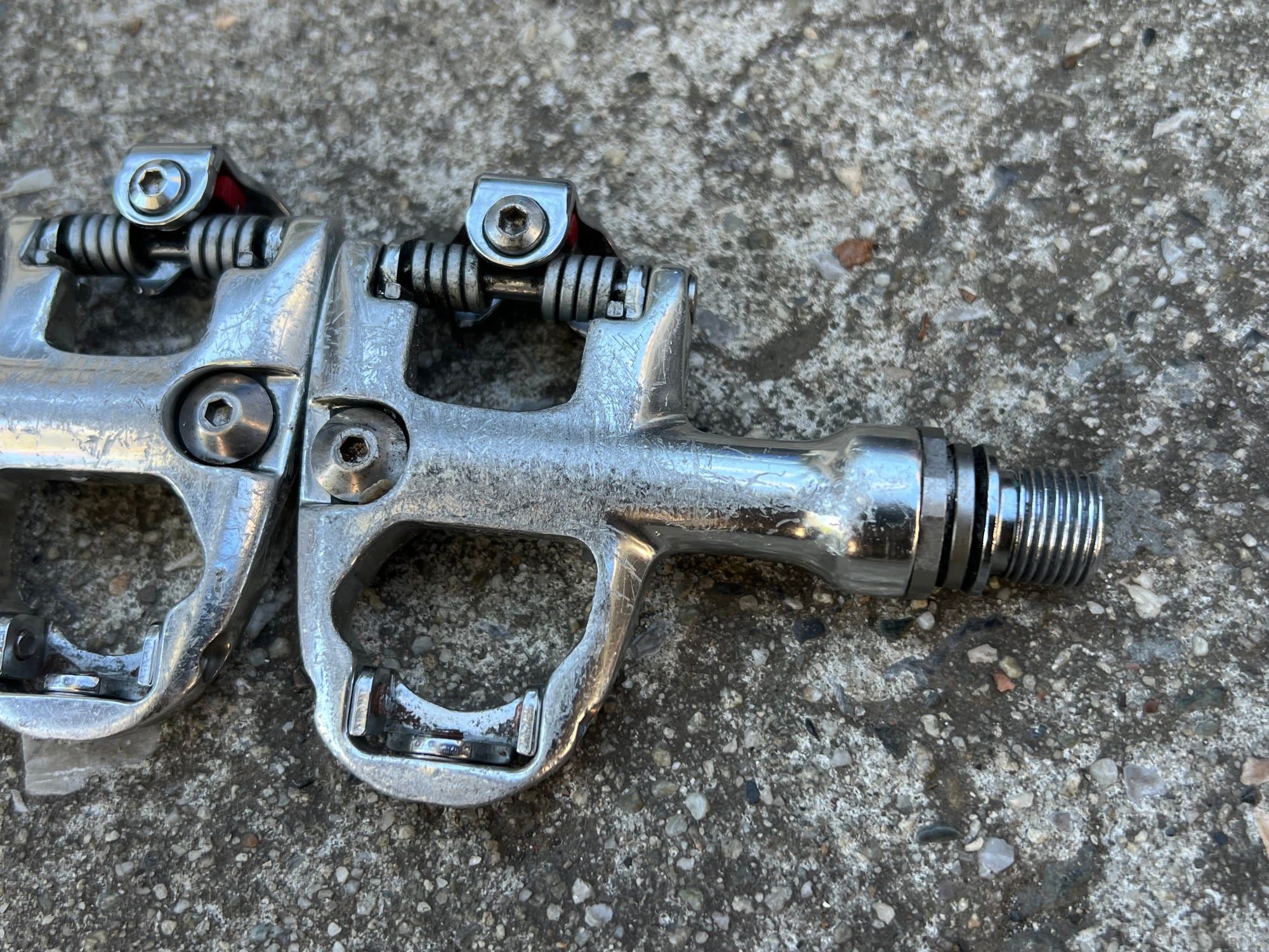 Shimano Dura Ace PD-7700 SPD-R Clipless Pedals Road Bike Silver DA