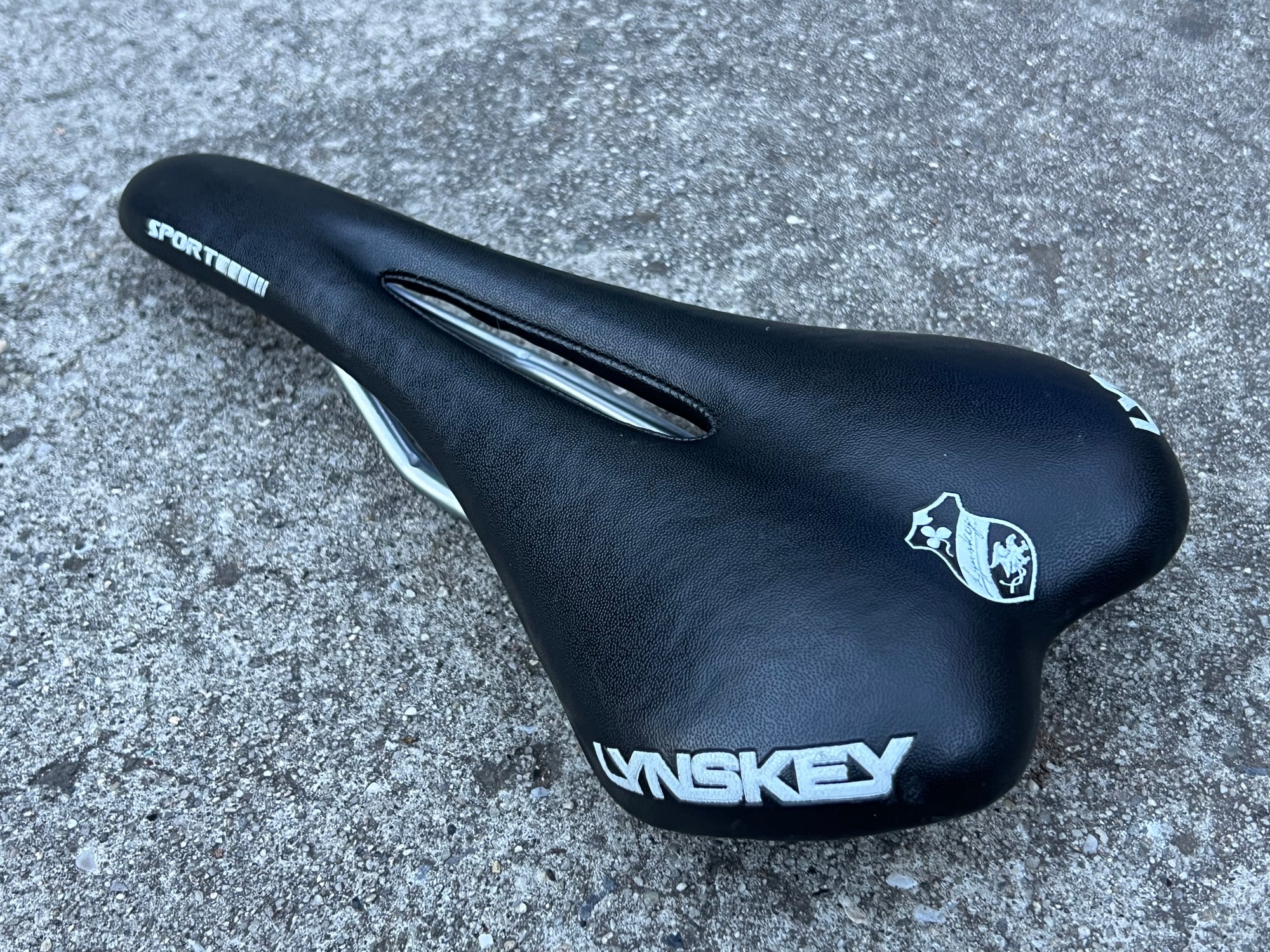Lynskey Sport Saddle Road Bike Racing Cycling Black Cr-Mo Rails 270x125mm