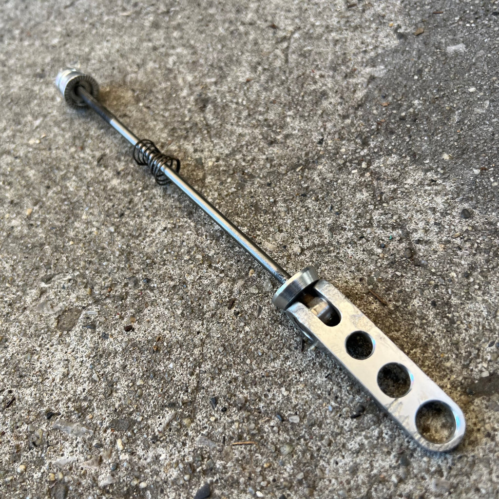 Ringle Ti Stix Rear 135mm Titanium Quick Release Skewer Silver Vintage MTB 42g