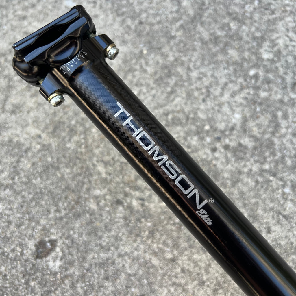 NICE Thomson Elite 30.9x367mm Seatpost SP-E128 MTB Black Zero Setback