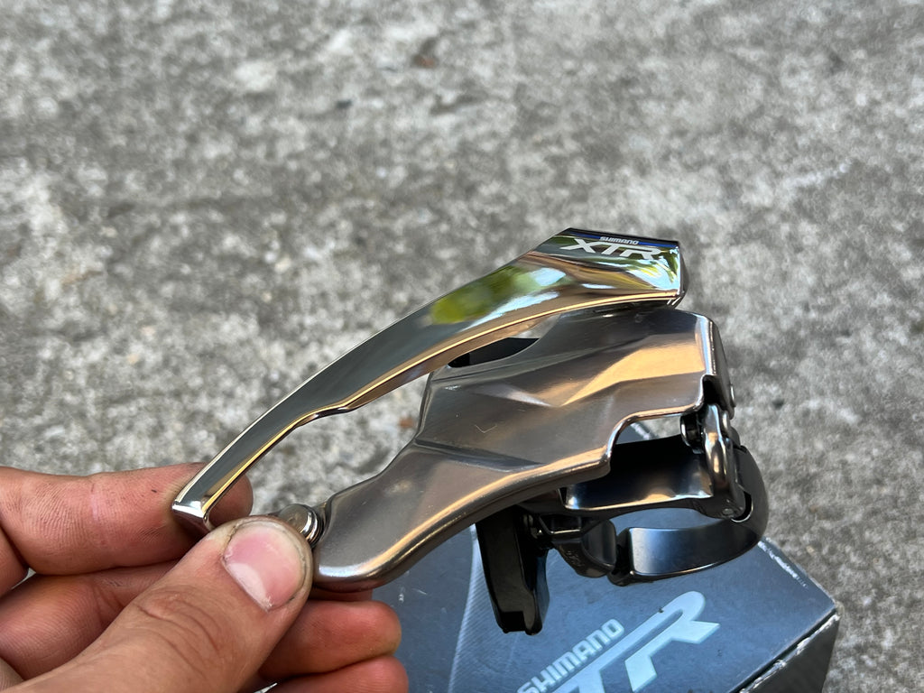 NOS Shimano XTR FD-M960 34.9mm Top Pull Front Derailleur Triple Vintage MTB
