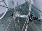 Miche Track Wheelset 100/120mm 700c Clincher Vintage Silver Fixed Gear High Flange 7