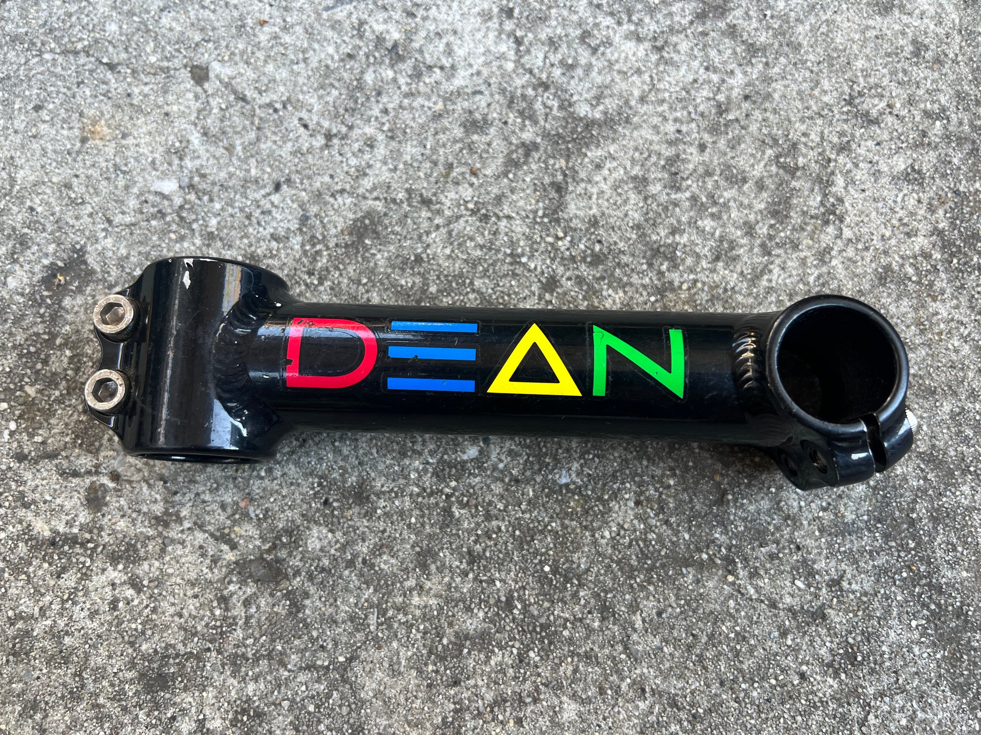 DEAN 1 1/8” Threadless 25.4x150mm Stem Straight 0° Rise MTB Mountain Bike