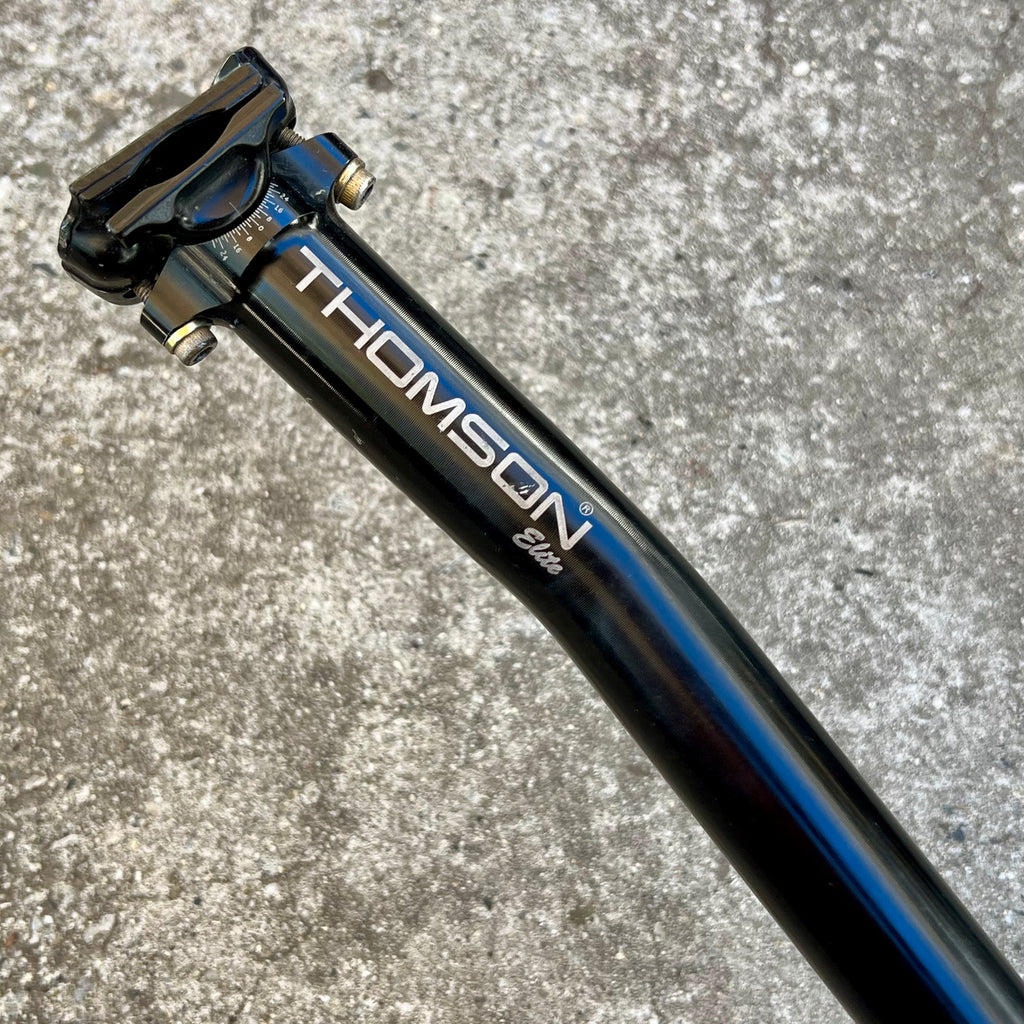 Thomson E127 30.9x410mm Seatpost Black MTB Mountain Bike Setback Uncut