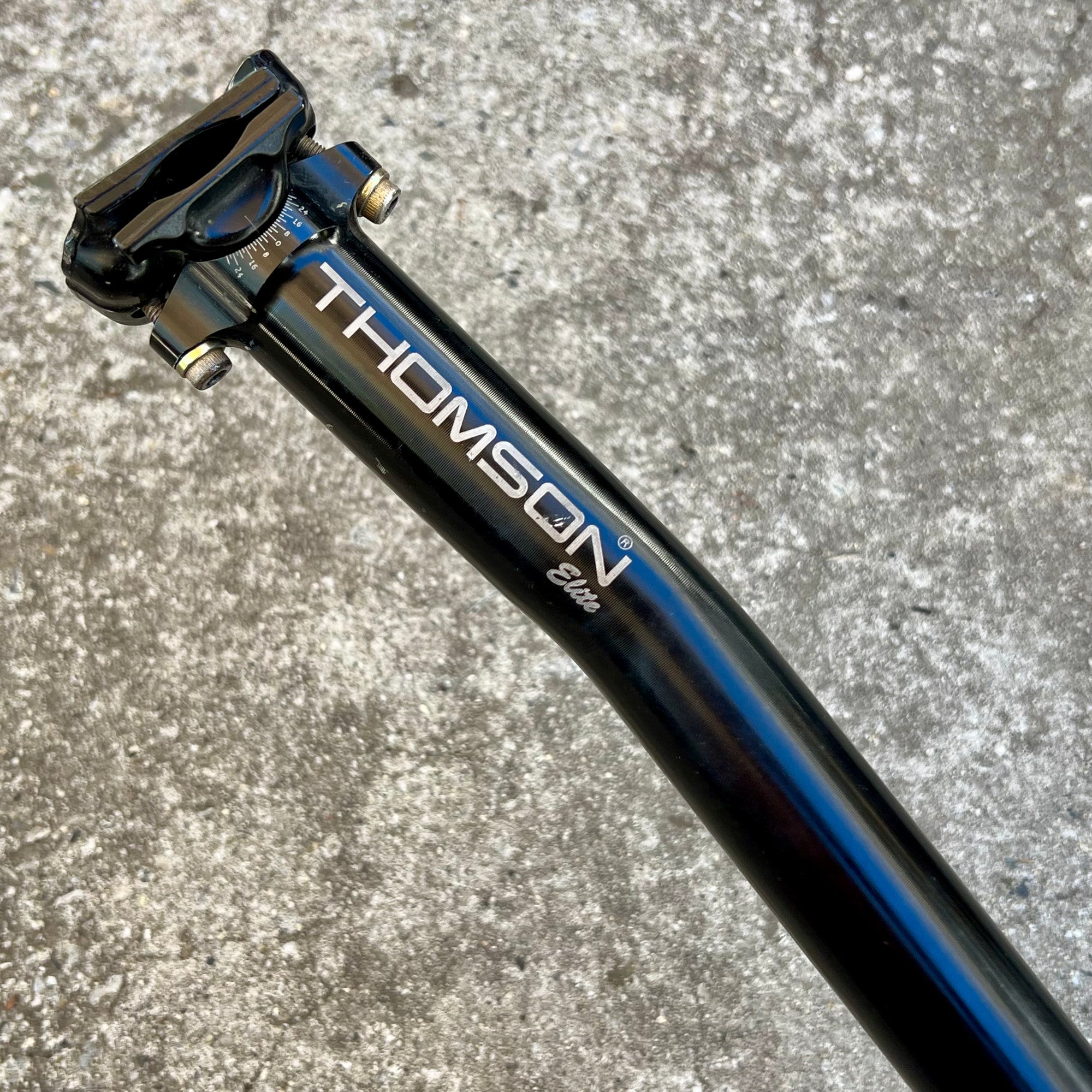 Thomson E127 30.9x410mm Seatpost Black MTB Mountain Bike Setback Uncut