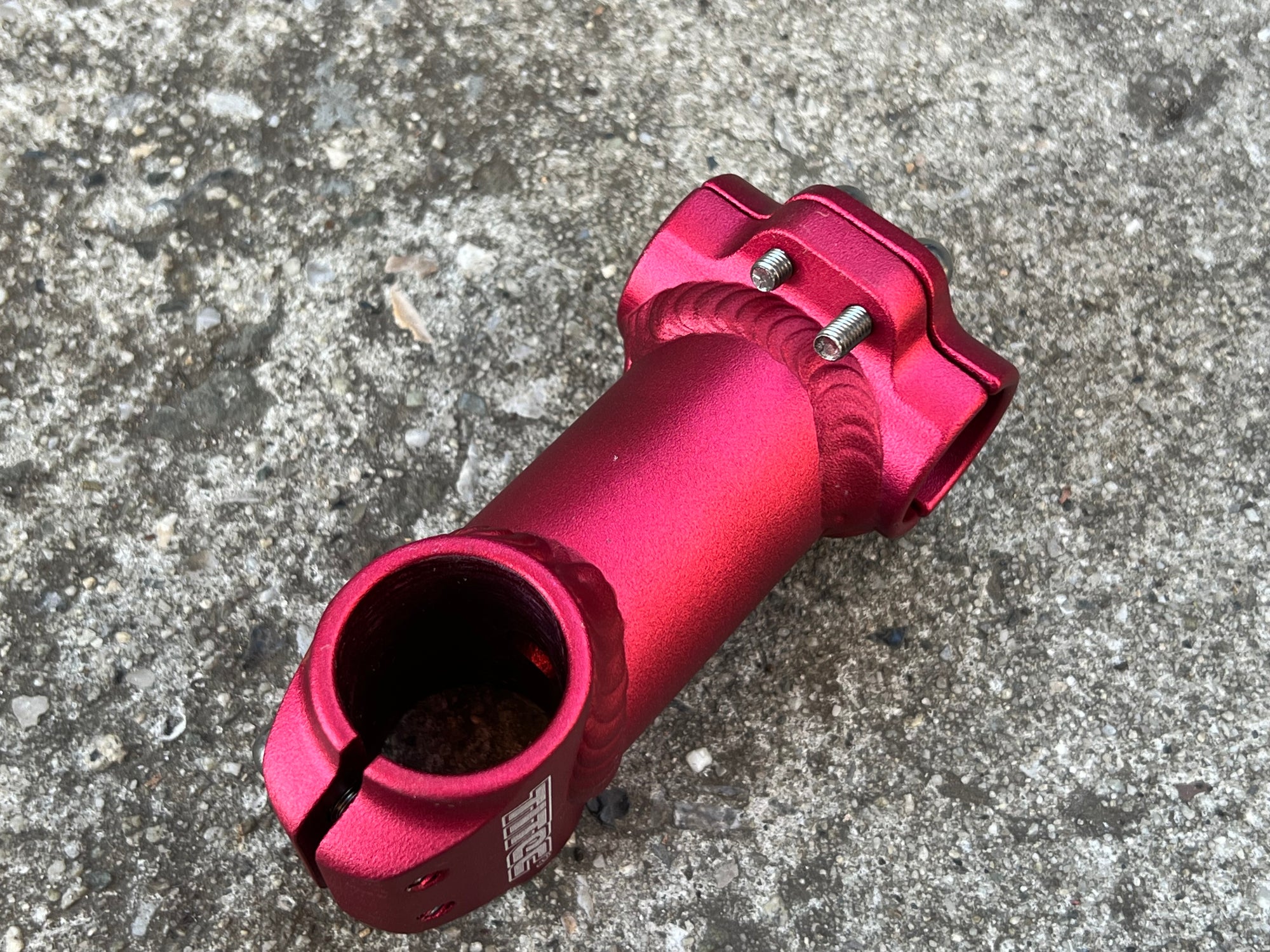 NICE Titec 80x25.4mm 1 1/8” Threadless Red Short Stem Vintage MTB Mountain Bike