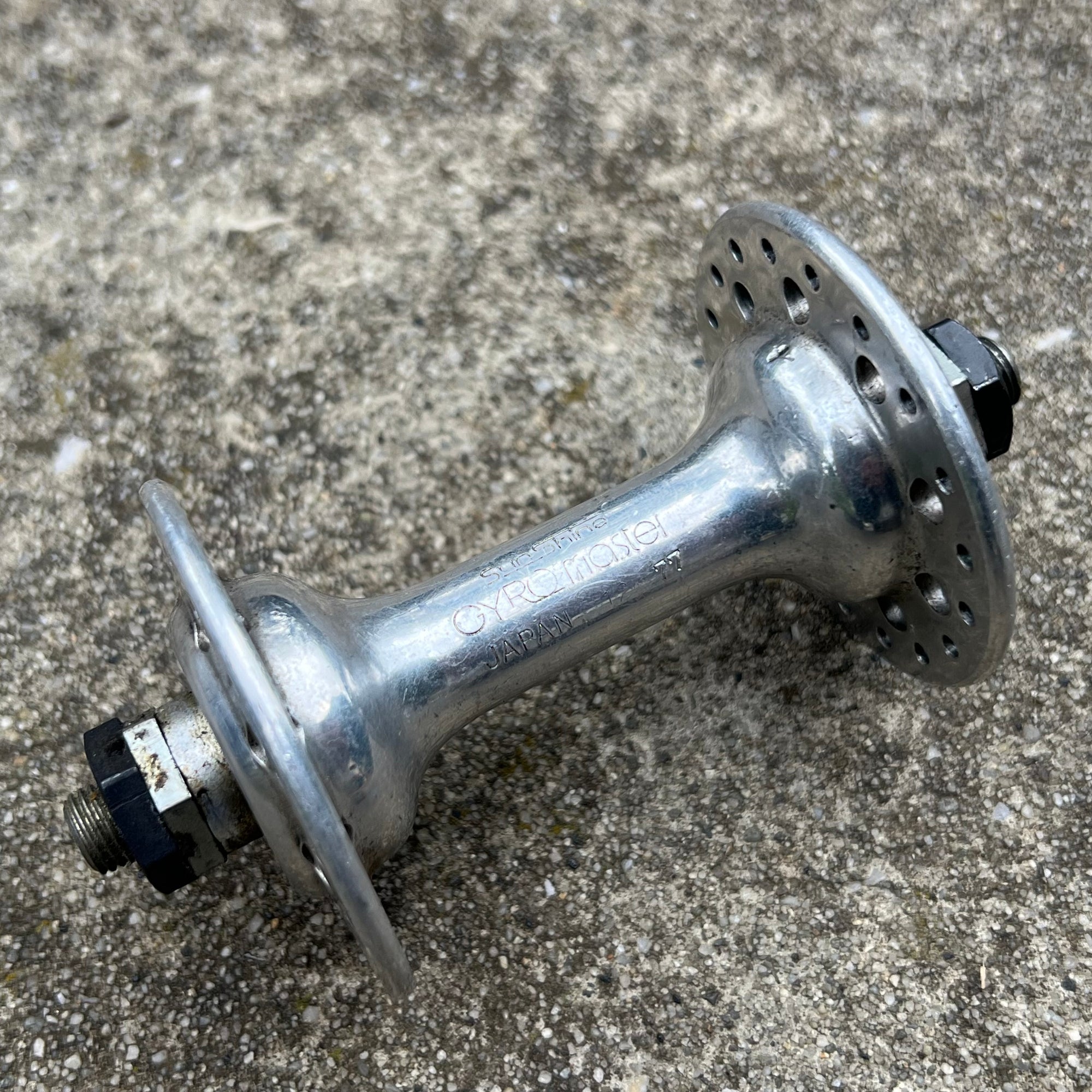 Sunshine GyroMaster 36H Front Hub High Flange Road Touring Sealed Bearing Retro