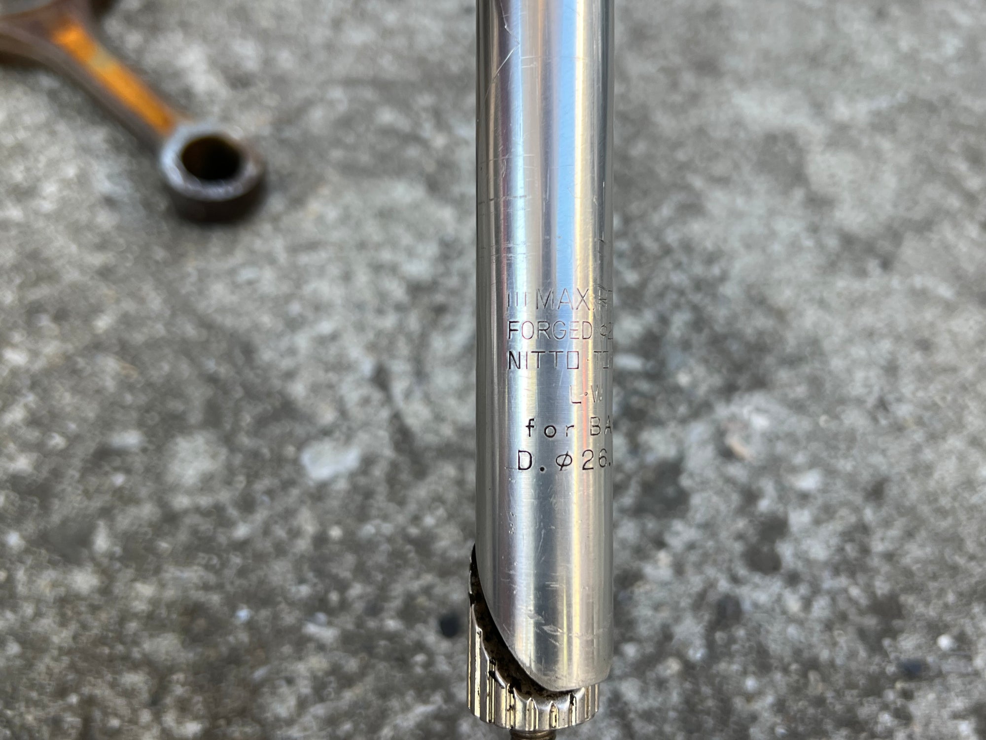 Nitto Dirt Drop 100x26.0mm 1” Quill Riser Stem Silver Road Touring Bike