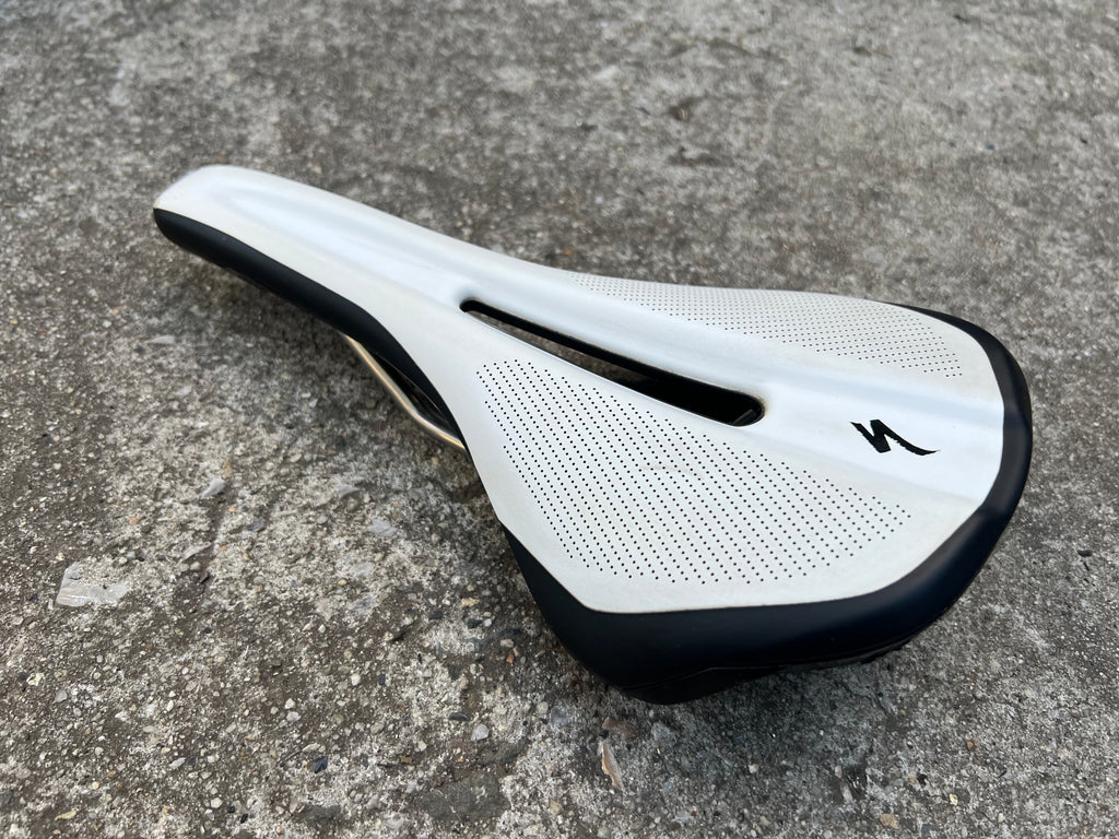 Specialized Phenom Titanium White Saddle 143mm Wide Road Gravel Body Geometry