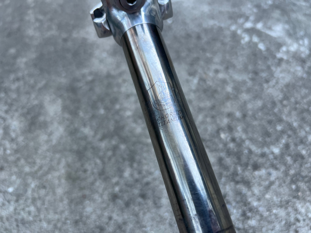 Campagnolo Campy Chorus Titanium 27.2x250mm Seatpost Road Bike Silver